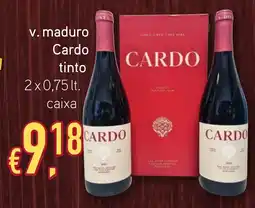 Bolama v. maduro Cardo tinto promoção