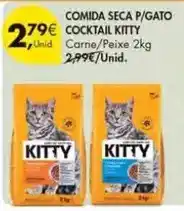 Pingo Doce Comida seca p/gato cocktail kitty promoção