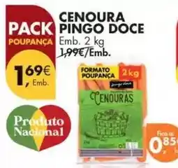 Pingo Doce Pingo doce - cenoura promoção