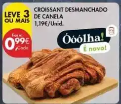 Pingo Doce A+ - croissant desmanchado de canela promoção