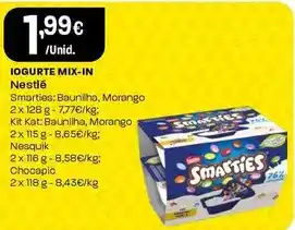 Intermarché Nestlé - iogurte mix-in promoção