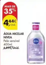 Pingo Doce Nivea - água micelar promoção