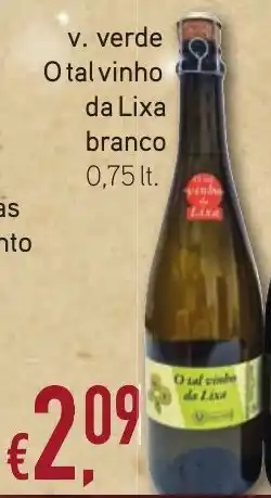 Bolama v. verde O tal vinho da Lixa branco promoção