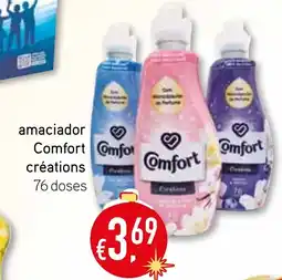 Bolama amaciador Comfort creations promoção
