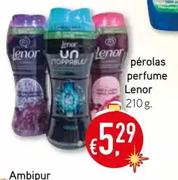 Bolama pérolas perfume Lenor promoção