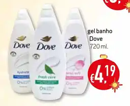 Bolama gel banho Dove promoção