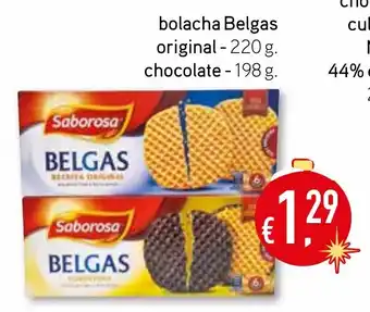 Bolama bolacha Belgas promoção