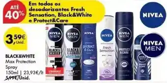 Pingo Doce Nivea - black&white promoção