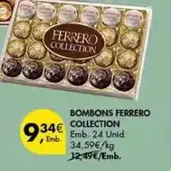 Pingo Doce Ferrero rocher - bombons collection promoção