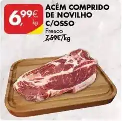 Pingo Doce Acém comprido de novilho c/osso promoção