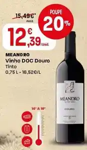 Intermarché Meandro - vinho doc douro promoção