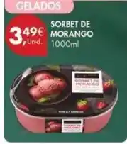 Pingo Doce Sorbet de morango promoção