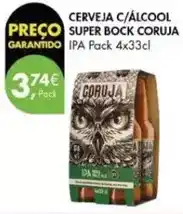 Pingo Doce Coruja - cerveja c/ álcool super bock promoção