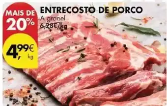 Pingo Doce A+ - entrecosto de porco promoção