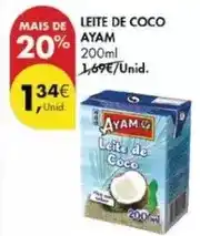 Pingo Doce Leite de coco promoção