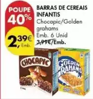 Pingo Doce Chocapic - barras de cereais promoção