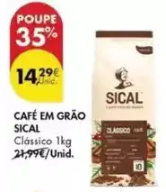 Pingo Doce Sical - café em grão promoção