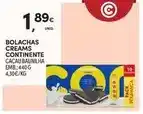 Continente Continente - bolachas creams promoção