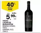 Continente Burmester - vinho lagar de burmeister promoção