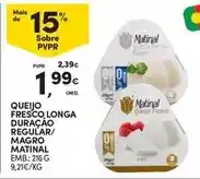 Continente Matinal - queijo fresco longa duração regular/magro promoção