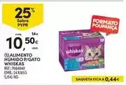 Continente Whiskas - alimento humido p/gato promoção