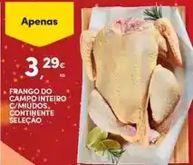 Continente Continente - frango do campo inteiro c/miudos selecao promoção