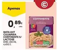 Continente Continente - nata uht promoção