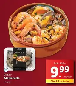 Lidl Deluxe - mariscada promoção