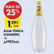 Pingo Doce Schweppes - água tônica promoção