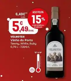 Intermarché Velhotes - vinho do porto promoção