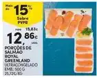Continente Royal greenland - porções de salmao promoção