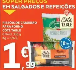 E.Leclerc Rissóis de camarao coté table promoção