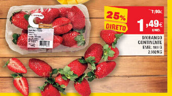 Continente Morango Continente 500g promoção