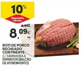 Continente Roti de porco recheado continente promoção