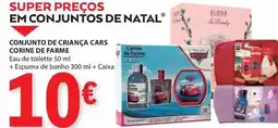 E.Leclerc Conjunto de crianca cars corine de farme promoção