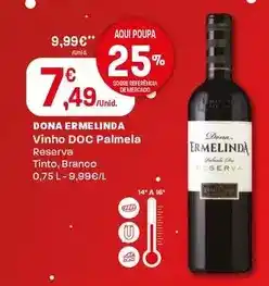 Intermarché Dona ermelinda - vinho doc palmela promoção