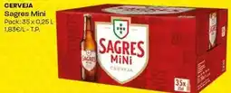 Intermarché Sagres mini - cerveja promoção