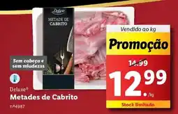 Lidl Deluxe - metades de cabrito promoção