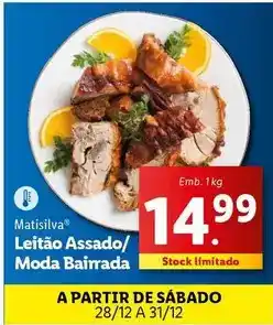 Lidl A+ - leitao assado/moda bairrada promoção