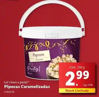 Lidl A+ - pipocas caramelizadas promoção