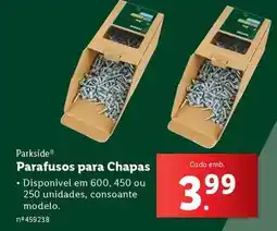Parafusos para chapas