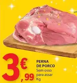 E.Leclerc Perna de porco promoção