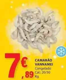 E.Leclerc Camarão vannamei promoção