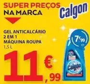 E.Leclerc Calgon - gel anticalcario 2 em 1 maquina roupa promoção