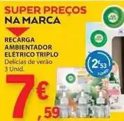 E.Leclerc Recarga ambientador elétrico triplo promoção