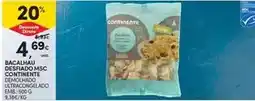 Continente Continente - bacalhau desfiado msc promoção