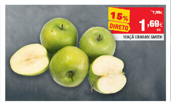 Continente Maçã Granny Smith promoção