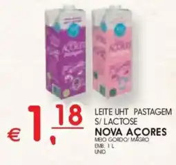 Meu Super Leite uht pastagem s/lactose nova açores promoção