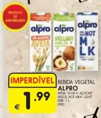 Meu Super Bebida vegetal alpro promoção