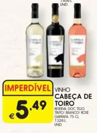 Meu Super Vinho cabeça de toiro promoção